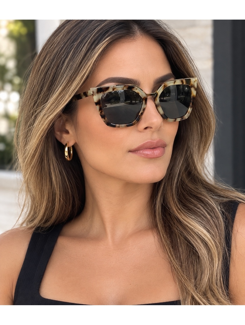 Vontelle Aztec Archetype Gray Sunglasses